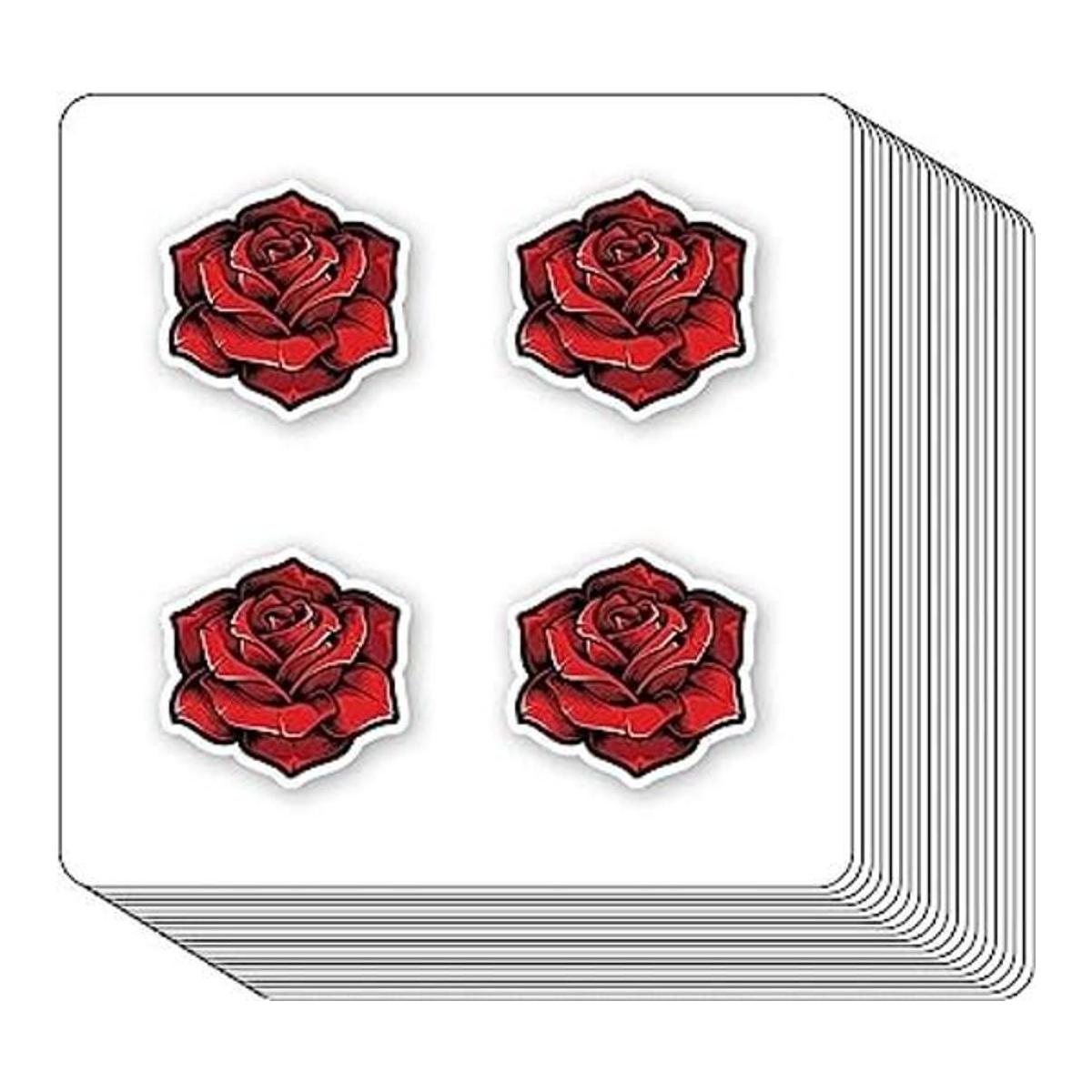 Pegatinas de rosas de 1 pulgada para álbumes de recortes