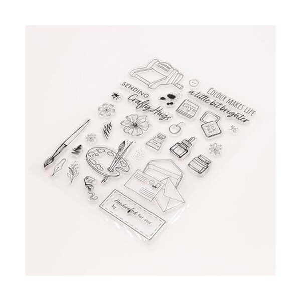 Lily Craft Linda Craft Sellos transparentes de color que_6