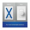 Lutron Aurora Soporte para placa de pared para