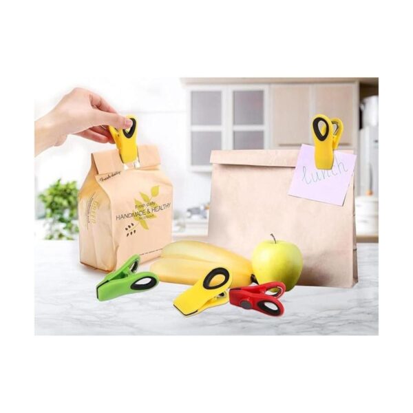 Clips para bolsas con imán paquete de 12 clips magnéticos