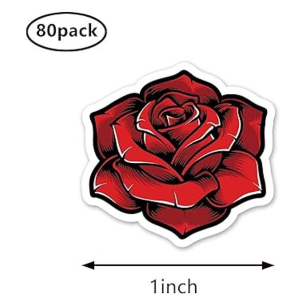 Pegatinas de rosas de 1 pulgada para álbumes de recortes_2