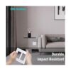 CML Placa de pared decorativa sin tornillos 2 cubiertas