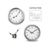 2 piezas de mecanismo de movimiento de reloj silencioso_5