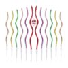 48 velas de cumpleaños con forma de espiral para tartas