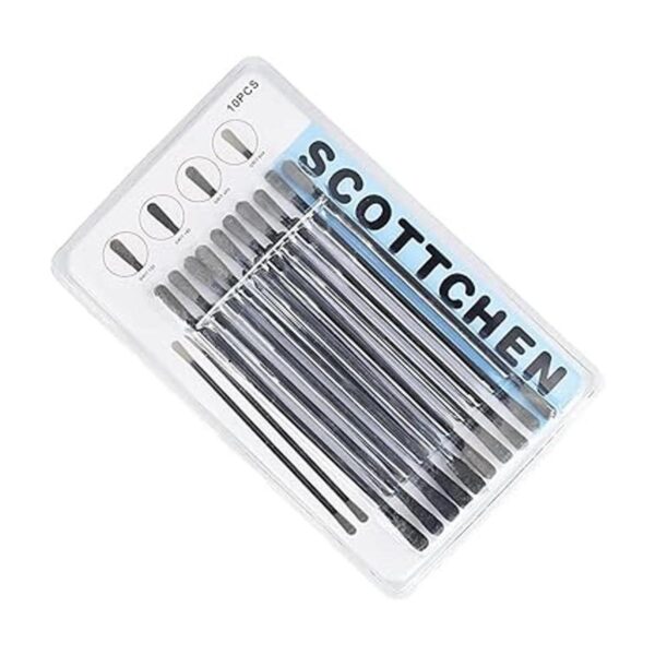 SCOTTCHEN Palitos de lija para detallar finos granos de_6
