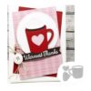 Taza de café de corazón de amor troqueles de metal