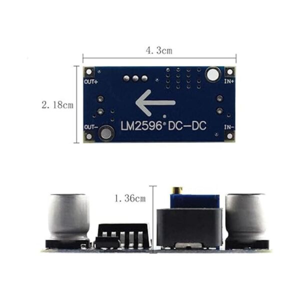 Maxmoral 2 unidades DCDC Buck convertidor módulo de_4
