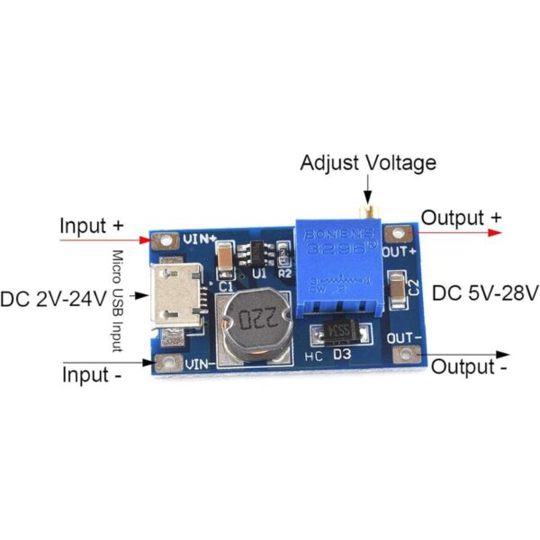 SDTC Tech 5 convertidores de corriente de 2 V24 V a 5 V28_2