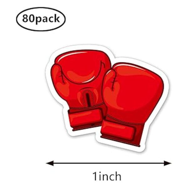 Guantes de boxeo calcomanías tipo bóxer de 1.0 in para_2