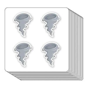 Tornado Pegatinas de 1 pulgada para álbumes de recortes_1