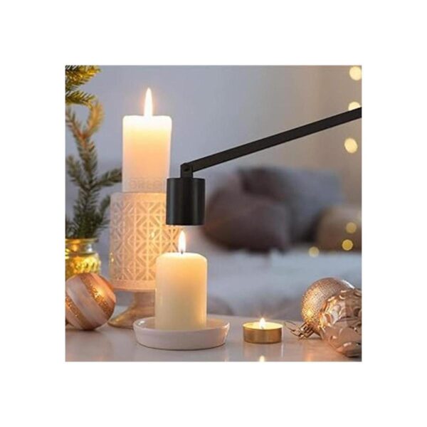 GREGICH Apagador de velas accesorio de vela negro_5