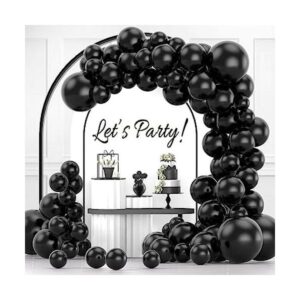 Kit de guirnalda de globos negros 100 unidades de 18_1