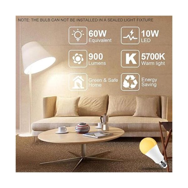 SUNNEST Bombilla LED que cambia de color 900 lm regulable