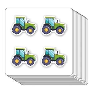 Pegatinas de tractor de granja de 1 pulgada para álbumes_1