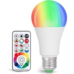 SUNNEST Bombilla LED que cambia de color 900 lm regulable