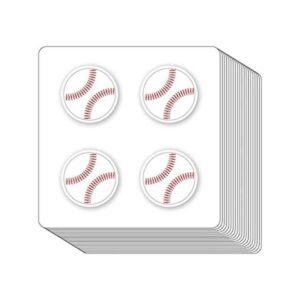 Pegatinas deportivas de pelota de béisbol de 1 pulgada_1