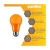 Sunlite 40452SU Foco LED de color A19 3 W equivalente a_4