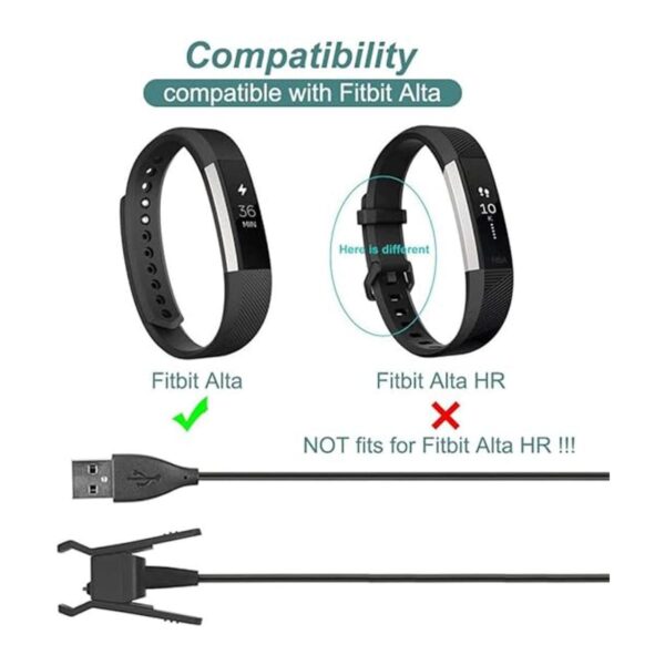 Kissmart Cable de carga compatible con Fitbit Alta cable_2