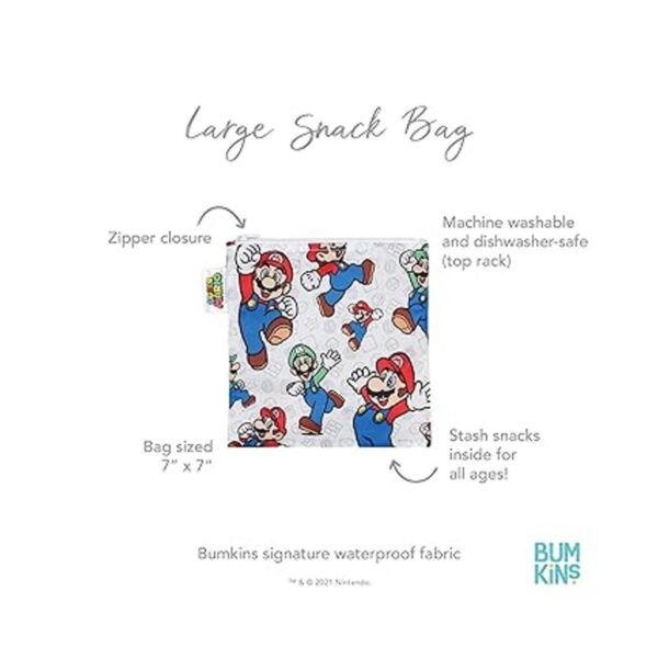 Bolsa reutilizable Bumkins L Mario Classic_4
