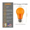 Sunlite 40452SU Foco LED de color A19 3 W equivalente a_3