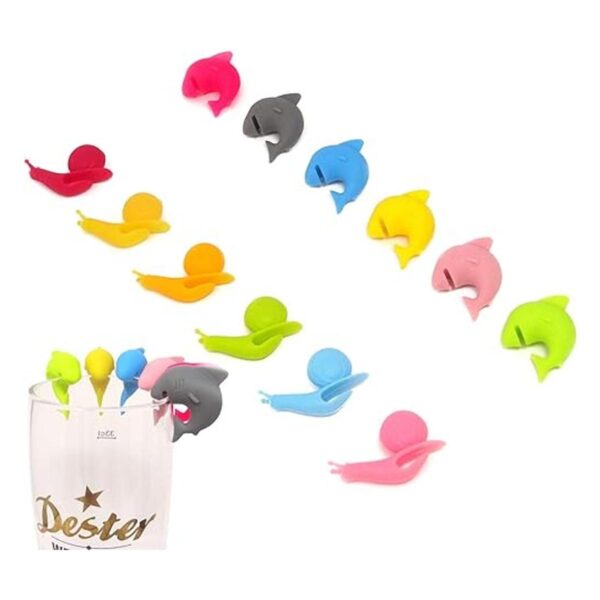 Honbay Marcadores para bebidas 12 unidades diseño de