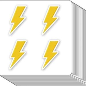 Calcomanías de clima Lightning de 1 pulgada para álbumes_1