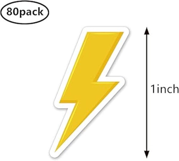 Calcomanías de clima Lightning de 1 pulgada para álbumes_2