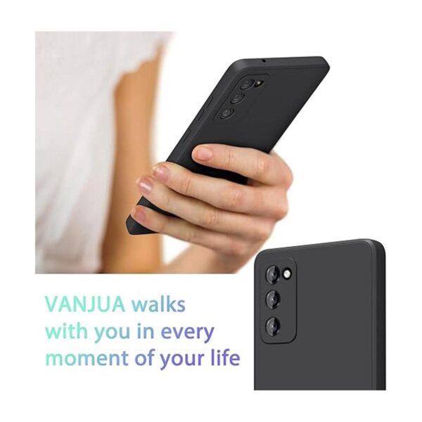 Vanjua Funda protectora delgada de silicona líquida para_2