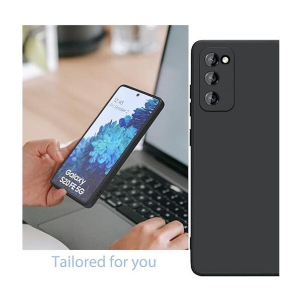 Vanjua Funda protectora delgada de silicona líquida para_3
