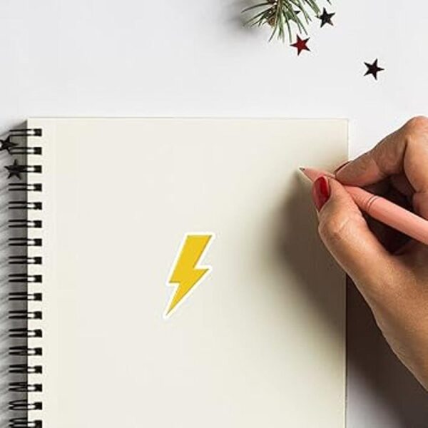 Calcomanías de clima Lightning de 1 pulgada para álbumes_3