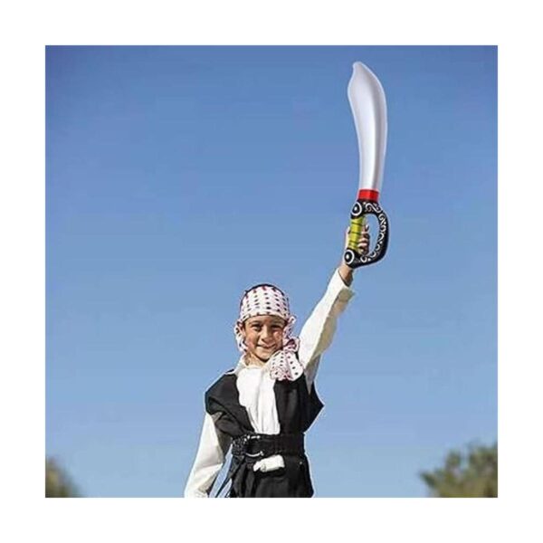 6 piezas inflables piratas espadas para niños partido_6
