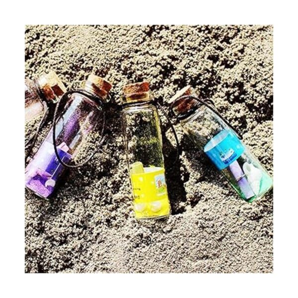 Mini botellas de vidrio con tapones de corcho frascos