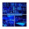 GONHOM Paquete de 2 bombillas LED azules A19 equivalente_4