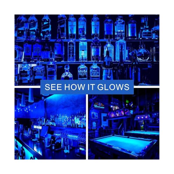 GONHOM Paquete de 2 bombillas LED azules A19 equivalente_4