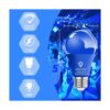 GONHOM Paquete de 2 bombillas LED azules A19 equivalente_3