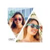 Ladies Yellow Frame Vintage Smoke Lens Sunglasses Retro 80s_5