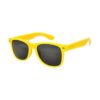 Ladies Yellow Frame Vintage Smoke Lens Sunglasses Retro 80s_1