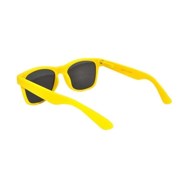 Ladies Yellow Frame Vintage Smoke Lens Sunglasses Retro 80s_3