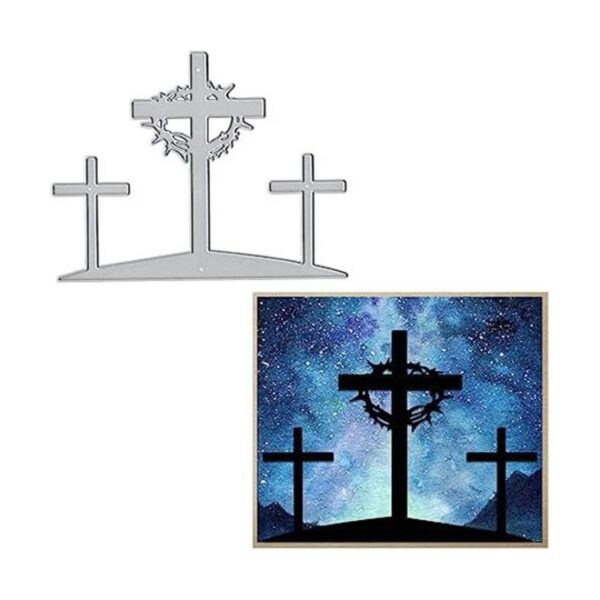 Estivaux Troqueles de cruz de religión de Pascua para_1