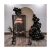 NISOCY Kit de arco de globos de látex negro 102_6