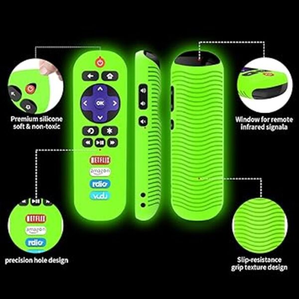 2 unidades Funda para mando a distancia TCL Roku RC280