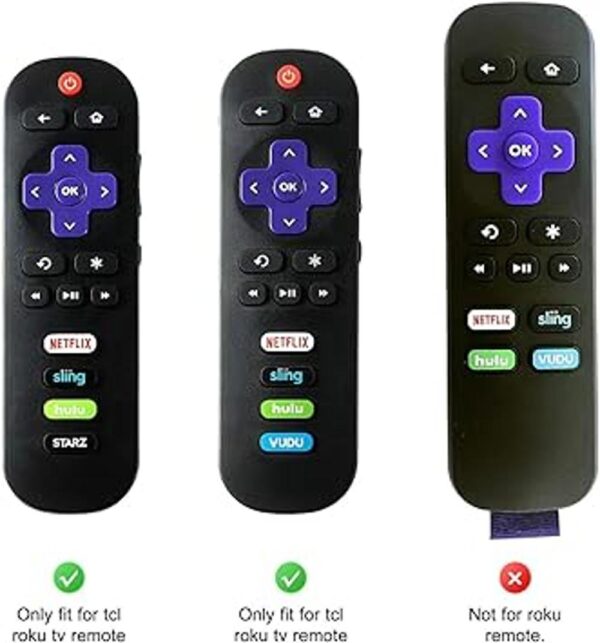 2 unidades Funda para mando a distancia TCL Roku RC280