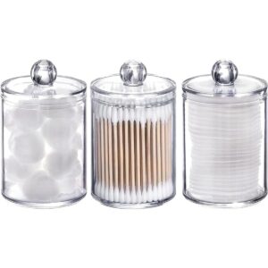 Tbestmax Paquete de 3 soportes de bolas de algodón de