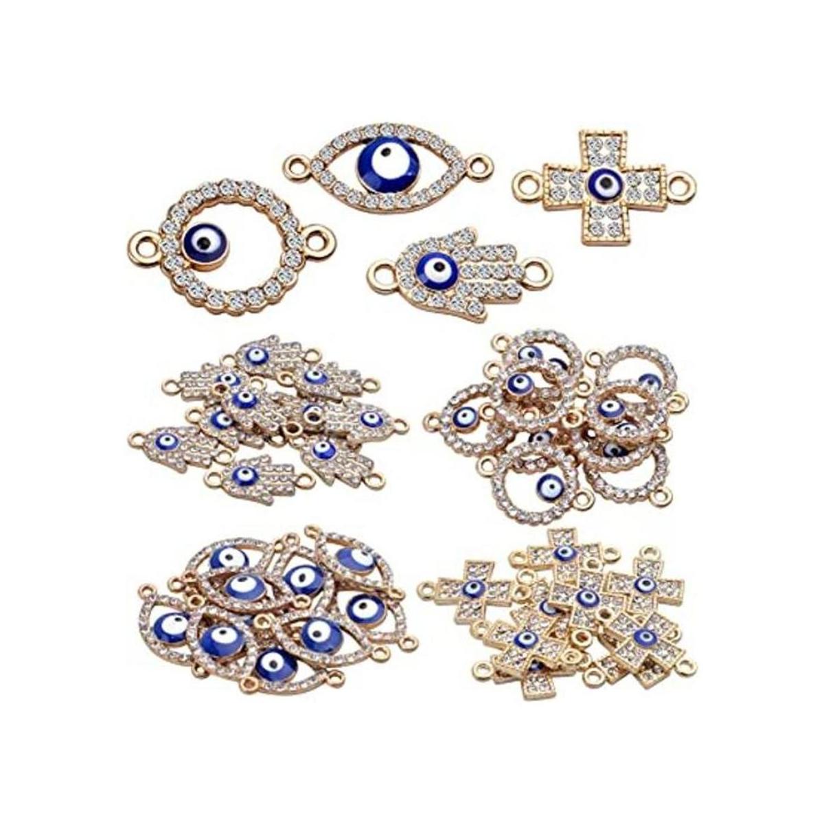 Encantos colgantes de mal ojo para hacer joyas 1138