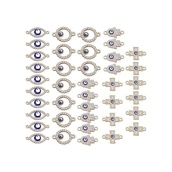 Encantos colgantes de mal ojo para hacer joyas 1138