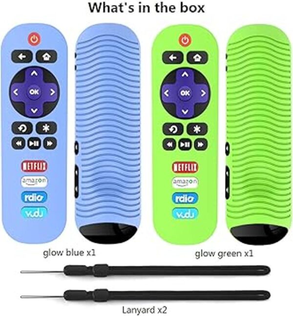 2 unidades Funda para mando a distancia TCL Roku RC280