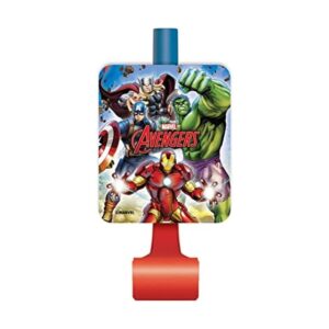 Avengers Party Blowouts 5.88 x 2 pulgadas 8 piezas_1