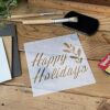 Plantilla Stencil1 Happy Holidays Plantilla reutilizable_4