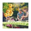 Banner dorado brillante con texto en inglés We are So_3