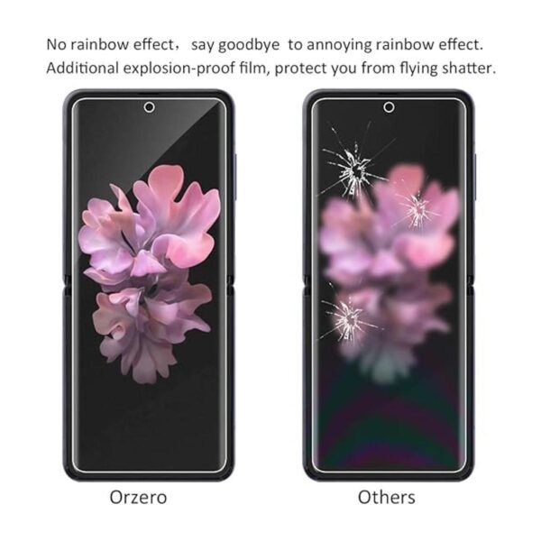 3 juegos Orzero compatible con Samsung Galaxy Z Flip Z_4